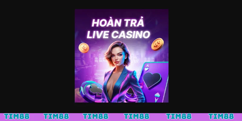 Ưu đãi hoàn trả casino với giá trị 20% cực khủng